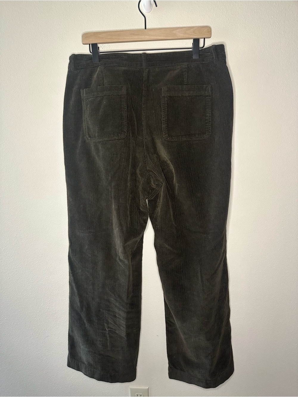 Poetry cotton cord wide leg trousers style UG24 size US 12 boho eco friendly - Picture 10 of 10